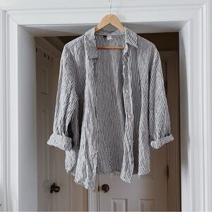 Divided (H&M) Striped Button Down